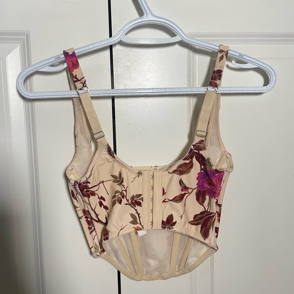 Urban Outfitters Out From Under Lovestruck Square-Neck Corset Bustier NWOT Small - Picture 3 of 4